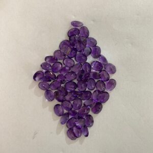 Ametista 6x8 mm - pacote 60 ct