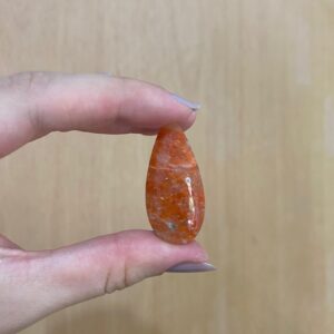 Calcita laranja - formato gota