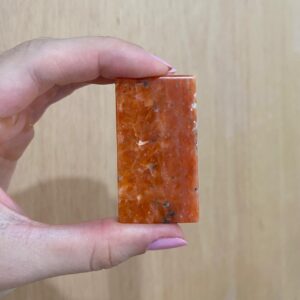 Calcita laranja - placa